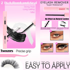 YIDUO Manga Lash Clusters Kit contents layout