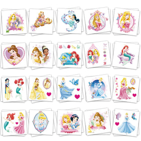 YINFENGKANHAI Cartoon Princess Temporary Tattoos 40 sheets pack front view