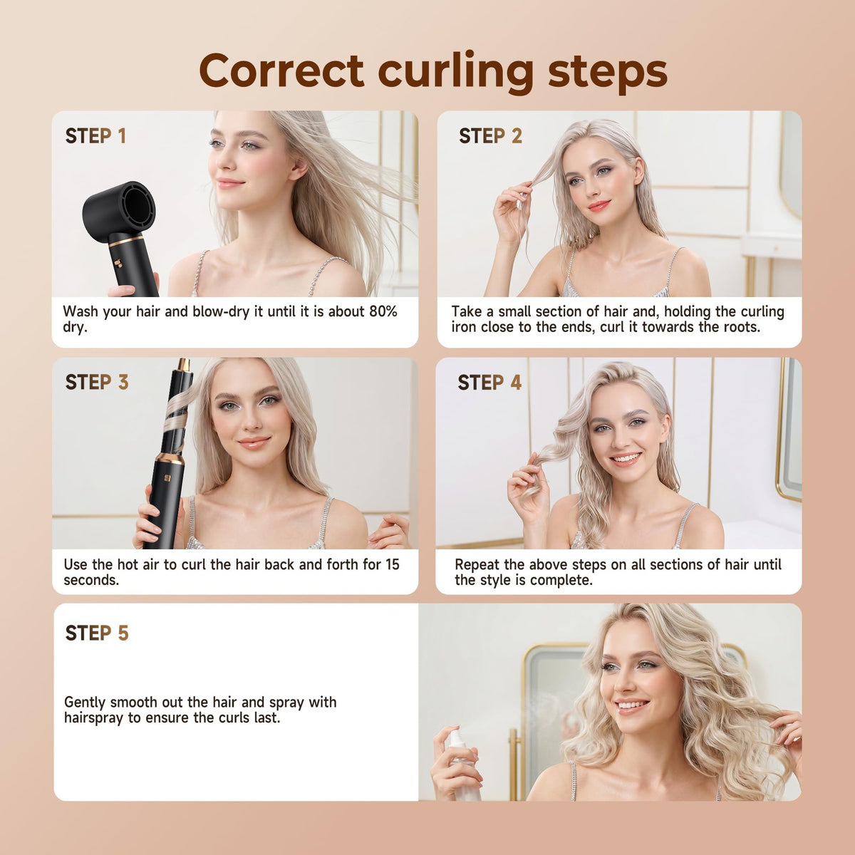 Yitrust blow dryer brush set in packaging