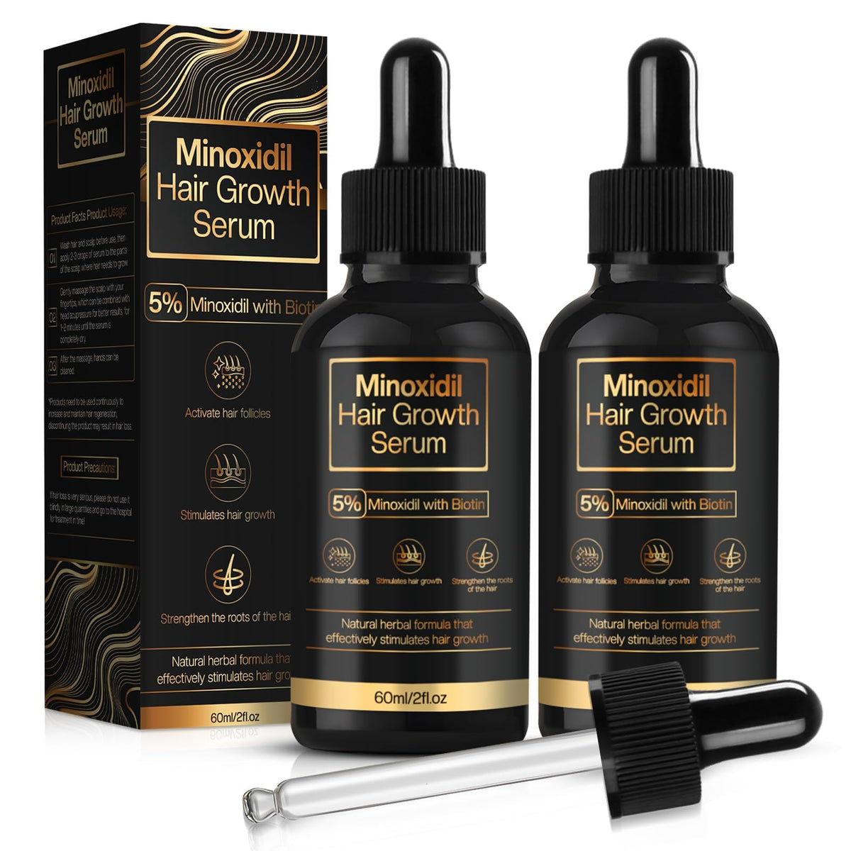 YKDILYHH Minoxidil Hair Growth Serum 5% front view