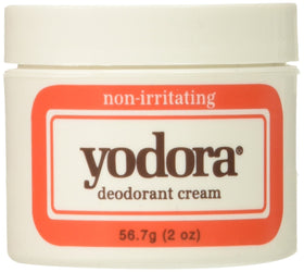 Yodora Deodorant Cream 3 pack front view with packaging details