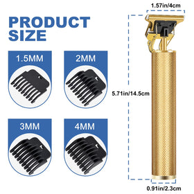 YOGINGO Beard Trimmer showing cleaning under running water