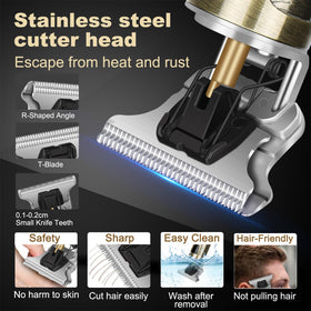 YOGINGO Hair Trimmer T-style cutter head close-up