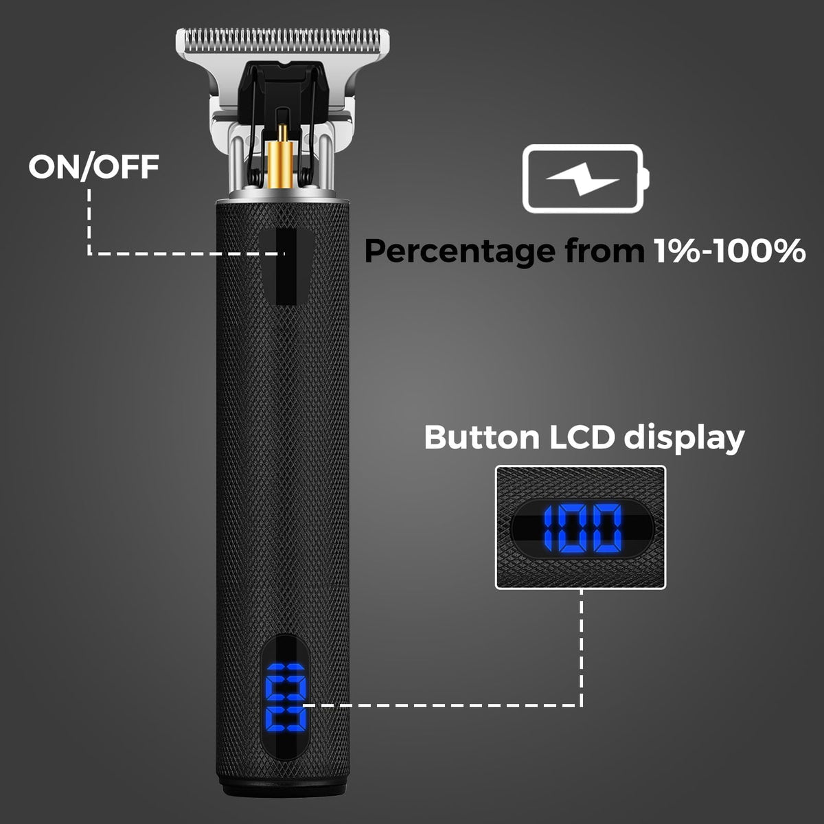 YOGINGO Hair Trimmer with all accessories laid out