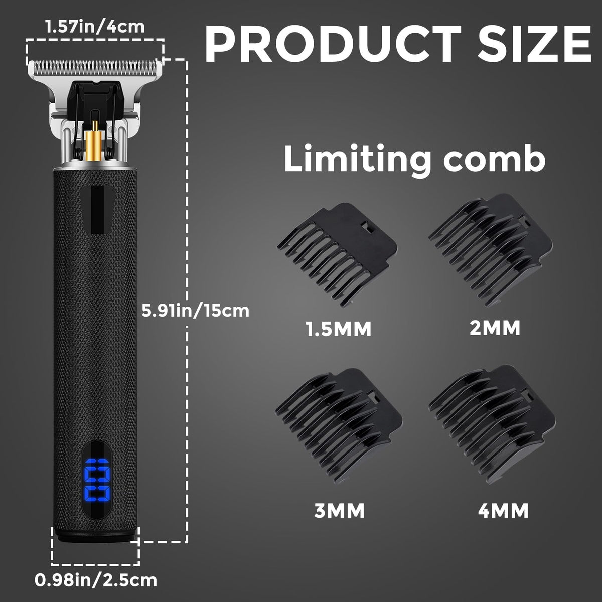 YOGINGO Hair Trimmer with Type-C charging cable