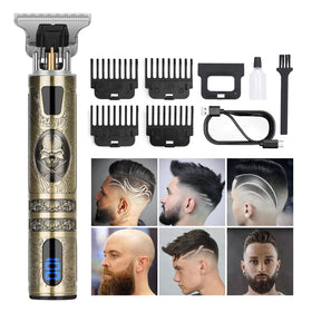 YOGINGO Professional Hair Trimmer front view with LCD display