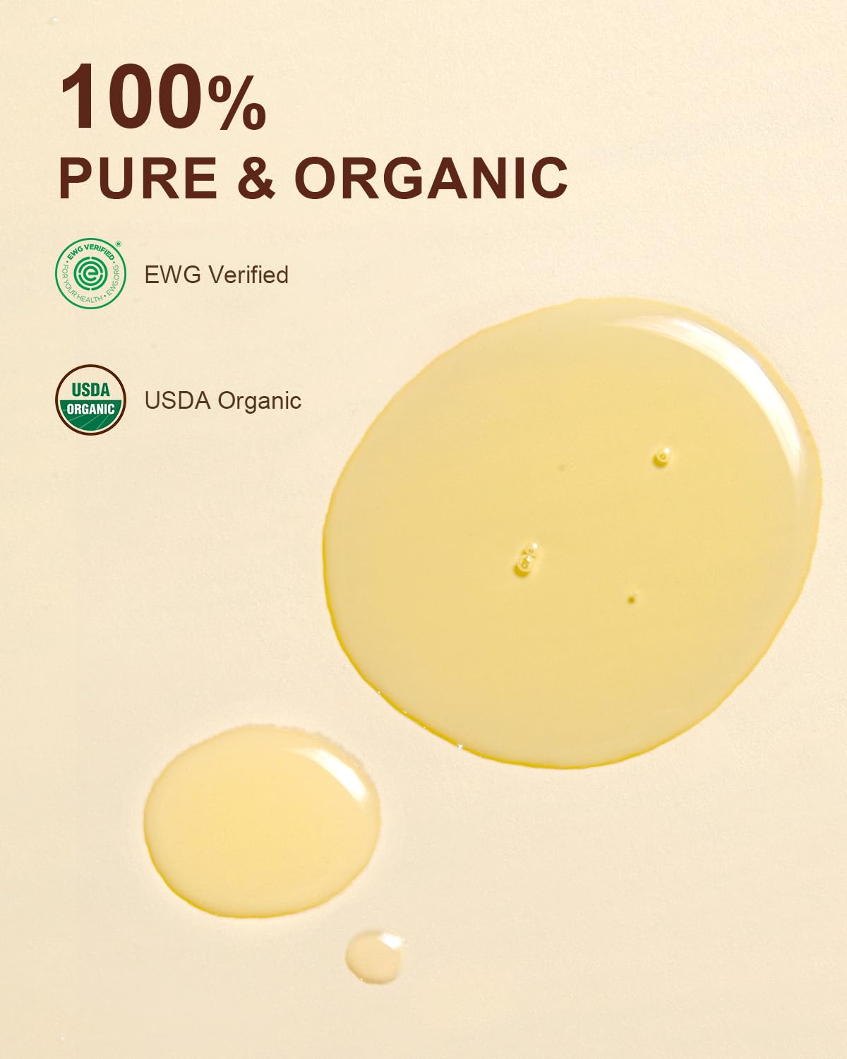 Yoken 32 fl oz Pure Jojoba Oil back view showing ingredients