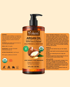 Yoken Argan Oil in a bathroom setting
