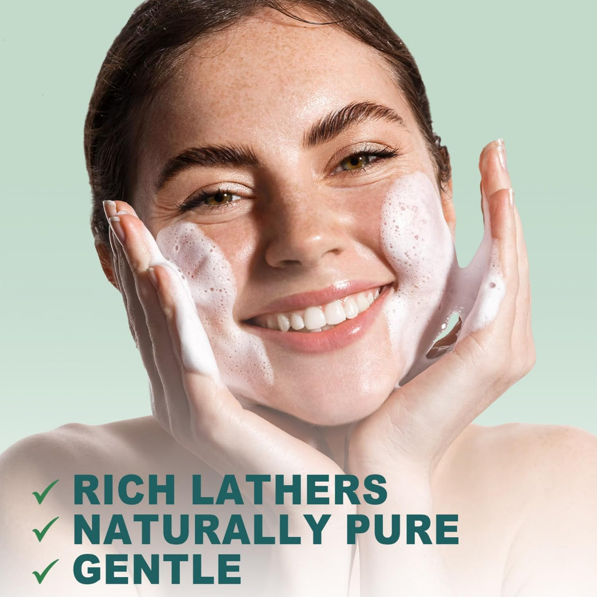Yoken Castile Soap in a bathroom setting