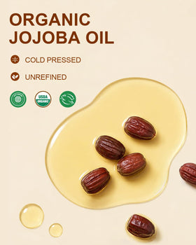 Yoken Jojoba Oil 128oz side view showing bottle design
