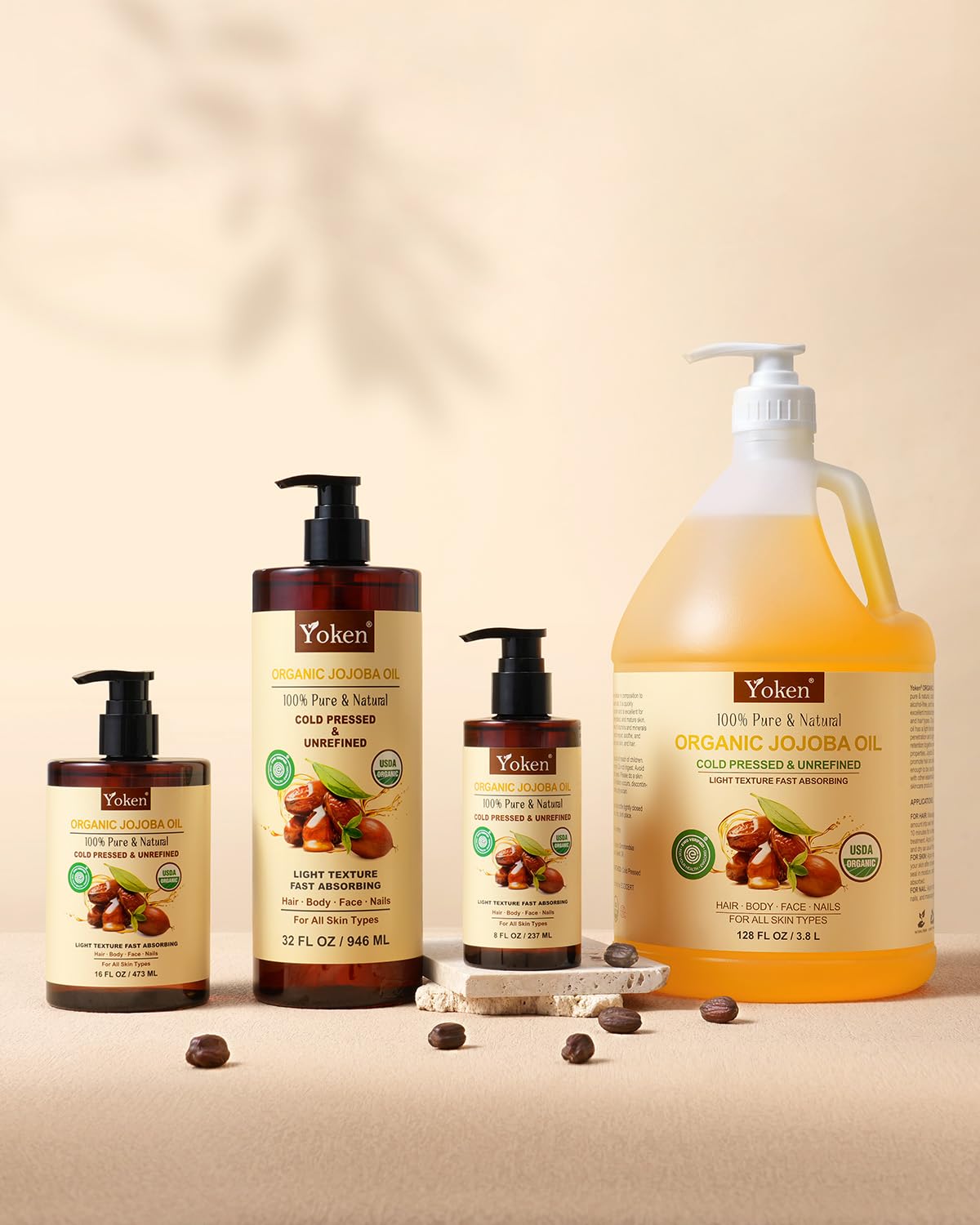 Yoken Jojoba Oil being applied to skin