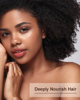 Yoken Organic Castor Oil 16oz with DIY hair mask ingredients