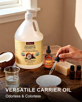 Yoken Organic Fractionated Coconut Oil with essential oils
