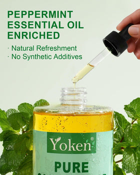 Yoken Peppermint Castile Soap 32oz side view