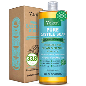 Yoken Pure Castile Liquid Soap 33.8 Oz front view