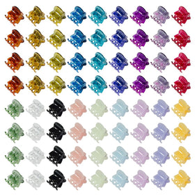 Yongdeli Mini Hair Claw Clips assorted colours in packaging