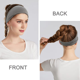 YONUF headband styled as a scrunchie