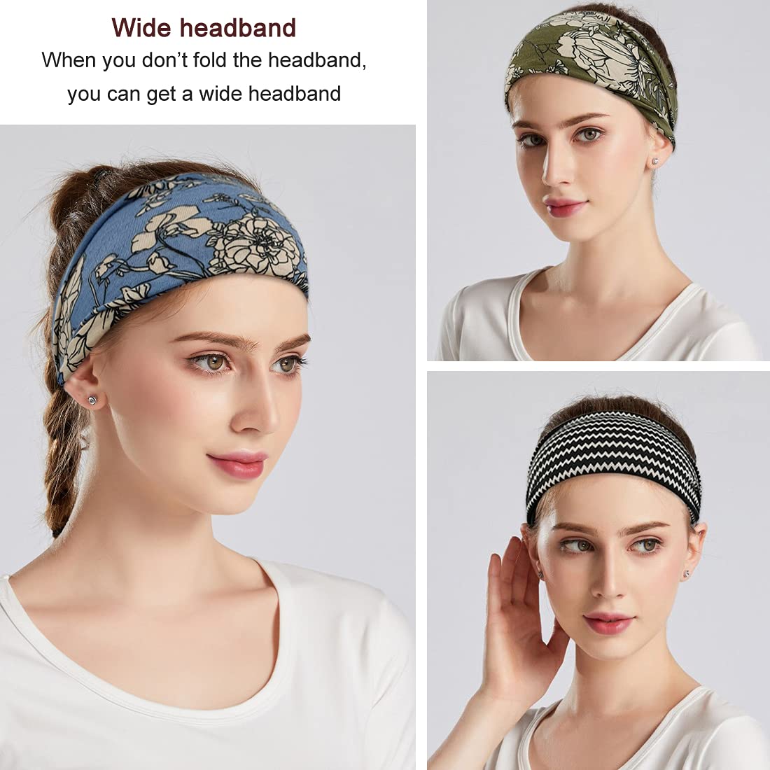 YONUF headbands displayed in a gift setting