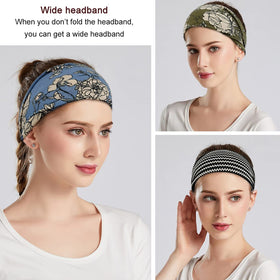 YONUF headbands displayed in a gift setting