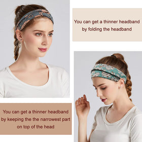 YONUF headbands in a variety of colours and patterns