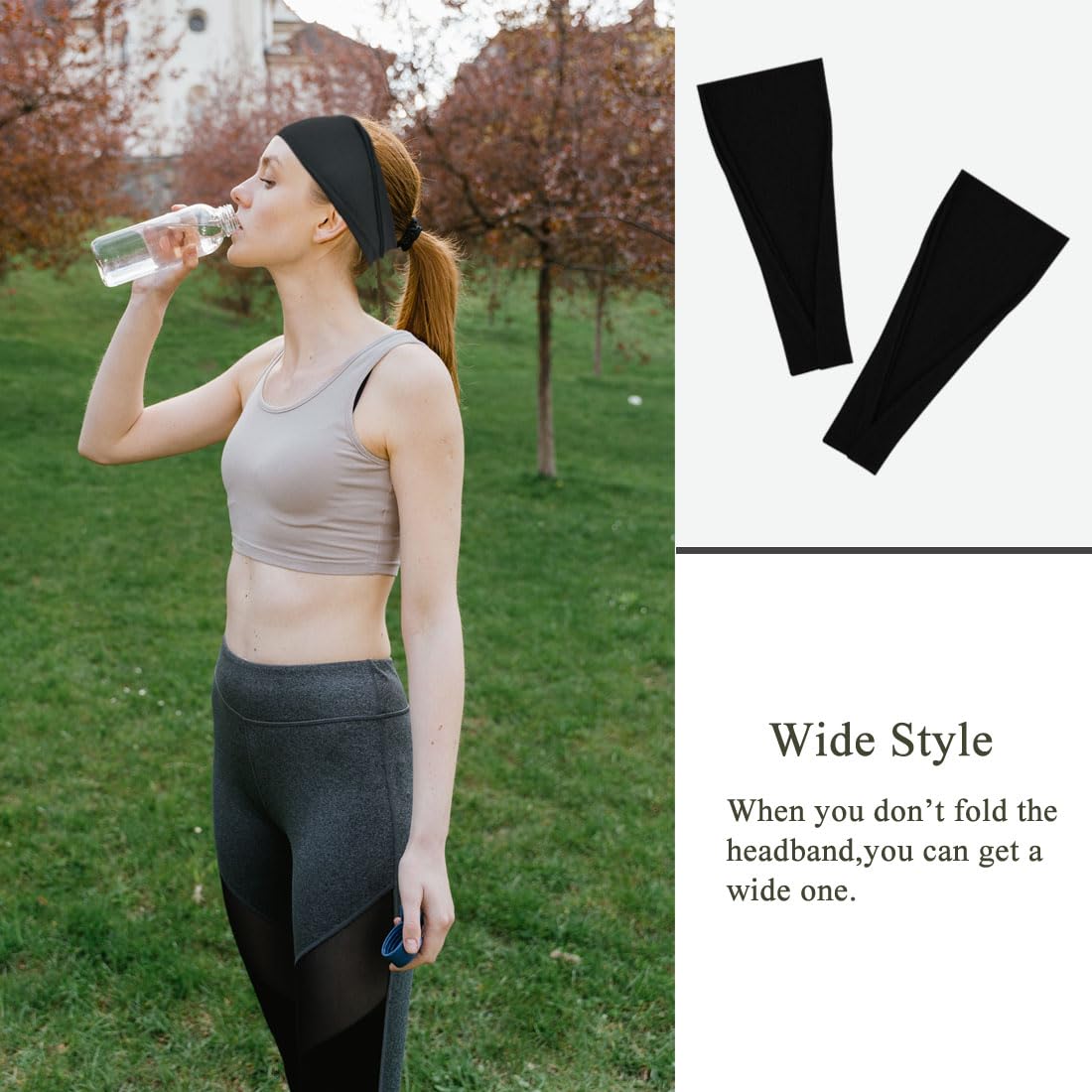 YONUF headbands in use during yoga