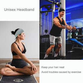 YONUF headbands package showing included colours