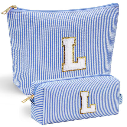 YOOLIFE Makeup Bag pink model with chenille letter