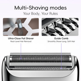 yoose Electric Razor close-up of safety mesh