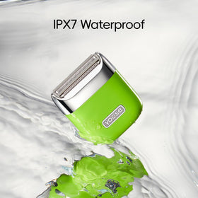 yoose Electric Razor demonstrating waterproof feature