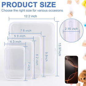 YOPCDJ Clear Zipper Case showing contents inside