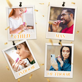 Yopela lip balm collection showcasing all 17 flavours
