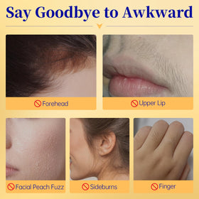 Youggle Facial Hair Removal Cream packaging with soothing cream