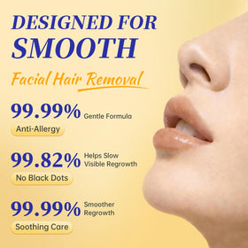 Youggle Facial Hair Removal Cream texture close-up