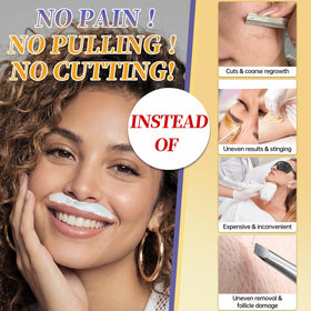 Youggle Facial Hair Removal Cream usage demonstration