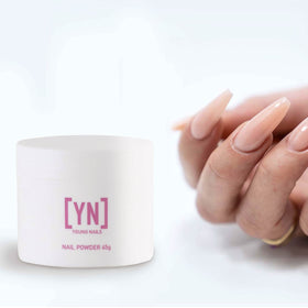 Young Nails Acrylic Core Powder Clear 45g back view