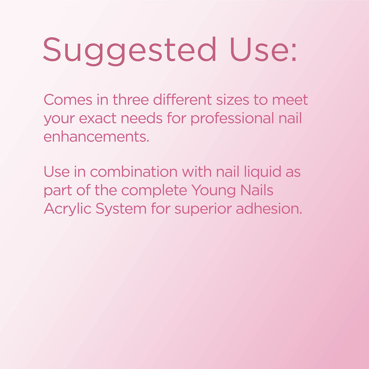 Young Nails Acrylic Core Powder Clear 45g with nail art tools