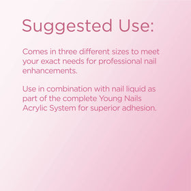 Young Nails Acrylic Core Powder Clear 45g with nail art tools