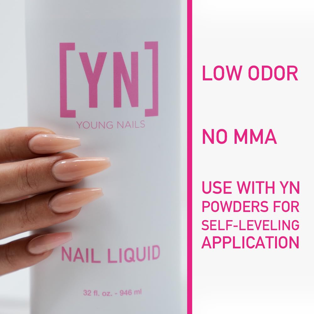 Young Nails Liquid Nail Monomer bottle side view