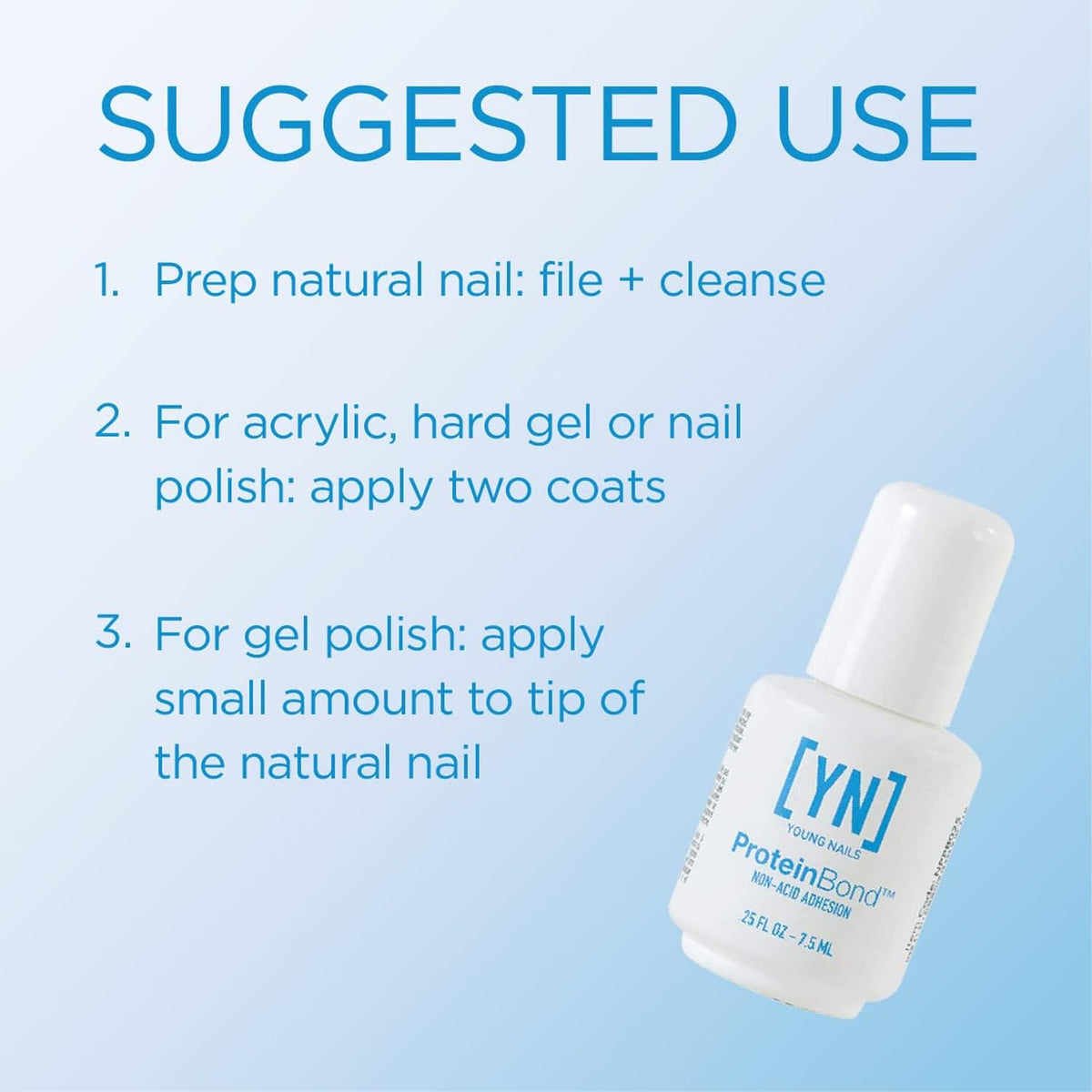 Young Nails Nail Protein Bond with nail tools