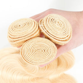 YOUNGHANN Blonde Bundles 613 Body Wave back view