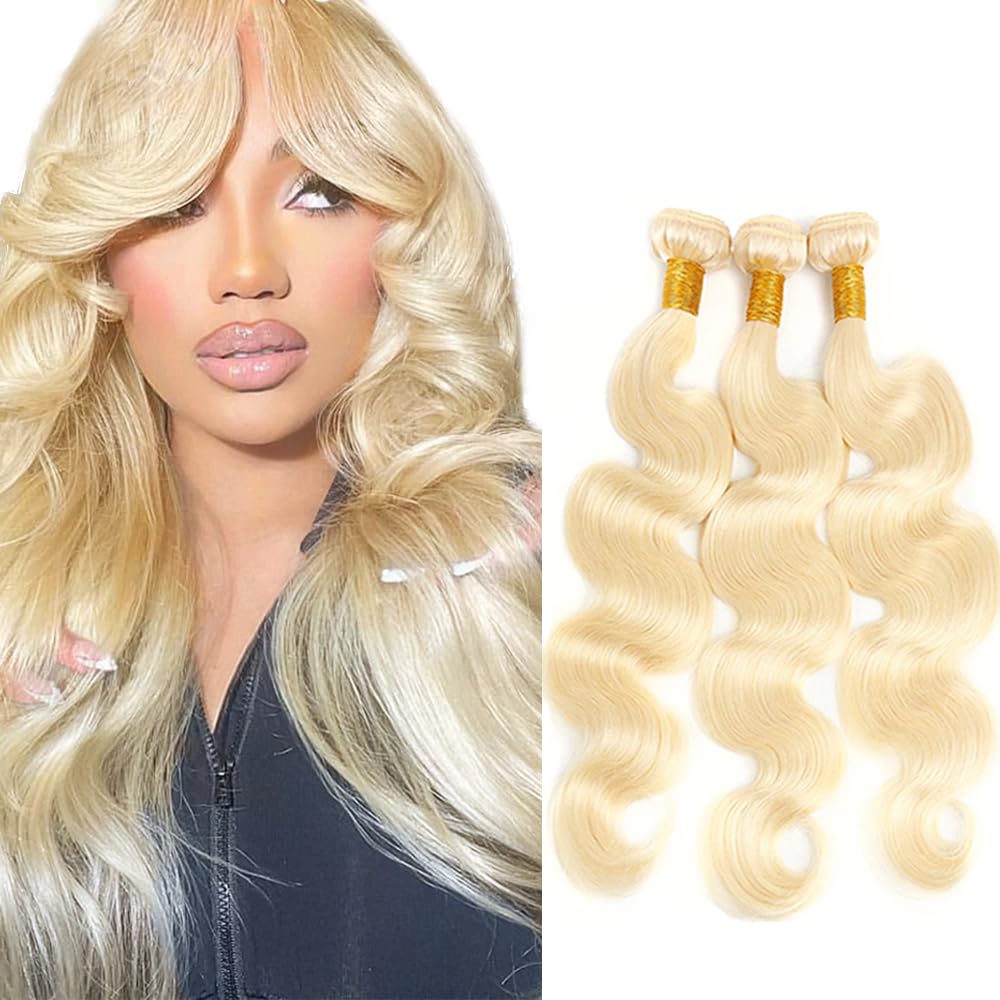 YOUNGHANN Blonde Bundles 613 Body Wave front view
