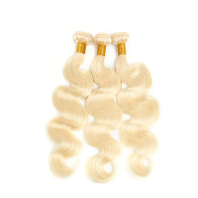 YOUNGHANN Blonde Bundles 613 Body Wave in packaging