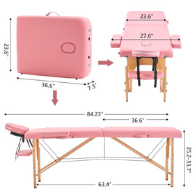YOUNIKE Portable Massage Table adjustable headrest close-up