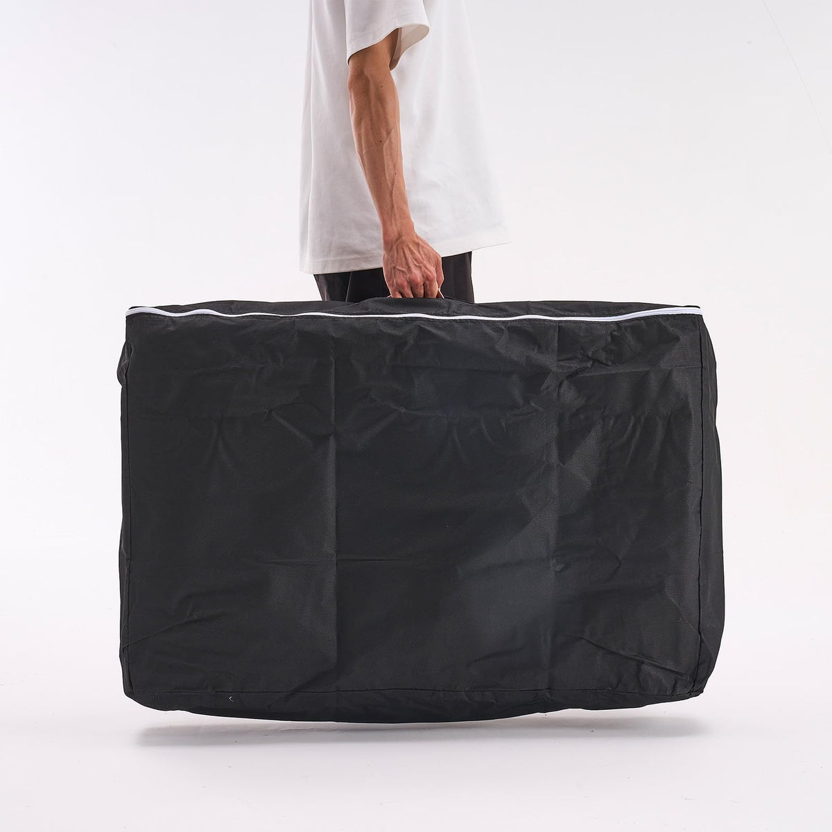 YOUNIKE Portable Massage Table side view showing folding design