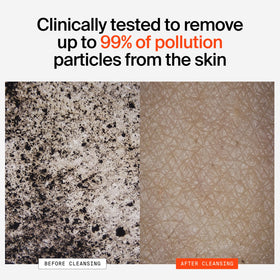 Youth To The People Superfood Antioxidant Cleanser application on face