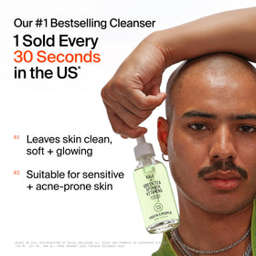 Youth To The People Superfood Antioxidant Cleanser application on hand