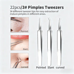YOUYISI pimple extractor tool with magnifying glass