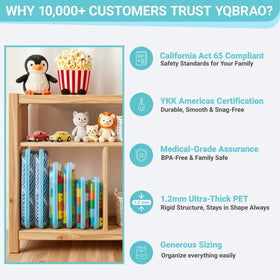 YQBRAO Clear Hard Shell Zipper Case in a travel setting