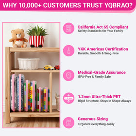 YQBRAO organizer case set in a bathroom setting