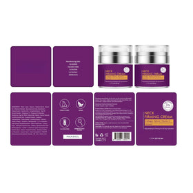YTDB Neck Firming Cream alongside other skincare products